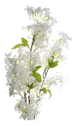 Homeford Artificial Jazmin Flor Rama Spray 42  Blanco