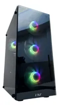 Comprar Gabinete Gamer Lnz Y10, Atx \u002Fmatx \u002Fitx 4 Coolers A-rgb Color Negro
