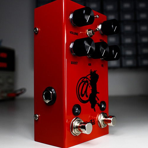 Pedal Angry Charlie At Plus Katana Boost - Duo Zen Effects Cor Vermelho