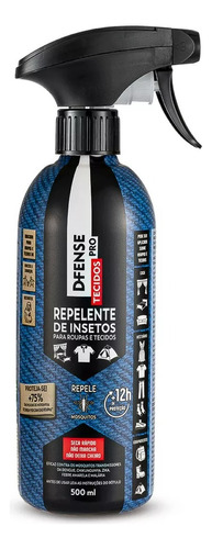 D-fense Pro Tecidos Repelente Para Roupas 500ml