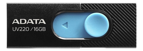Memoria USB Adata UV220 16GB 2.0 negro y azul