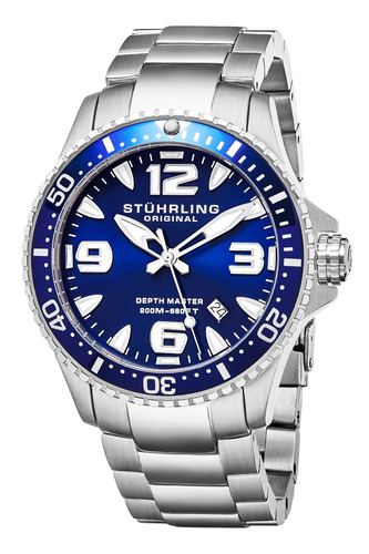 Reloj Hombre Stührling Cuarzo Aquadiver Regatta 842 43mm