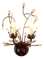 Comprar Ra Pared Cristal Dorado Luz Dormitorio Lampara Comedor Sala