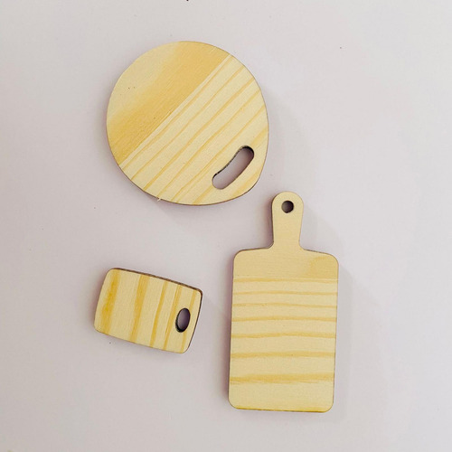 2 Mini Tabla De Cortar, Juego De Juguete De Cocina Pequeño