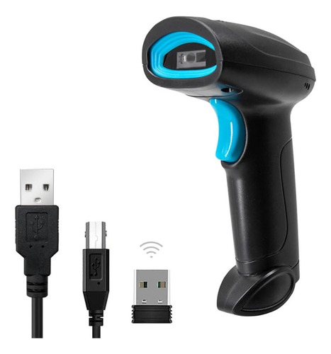 Ahanin Escáner De Código De Barras 1d 2d Qr Usb Con Cable Y