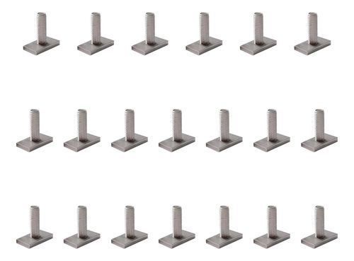 20 Piezas Pernos De Ranura En T M8 Tornillo De M8x27mm