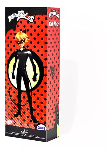 Boneco Cat Noir Miraculous 55cm - Baby Brink