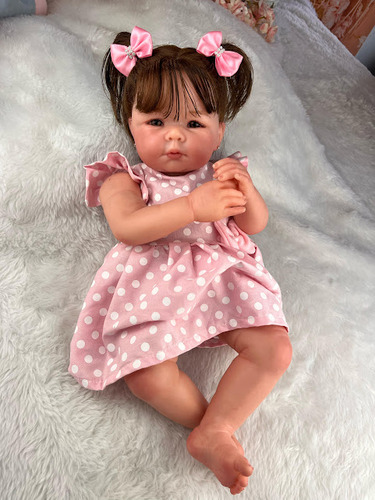 Boneca Reborn Menina Super Realista Pode Molhar