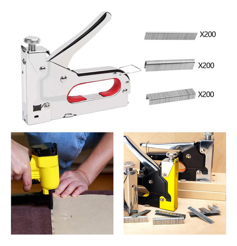 Pistola Neumatica Grapadora Para Madera, Clavadora Neumatica