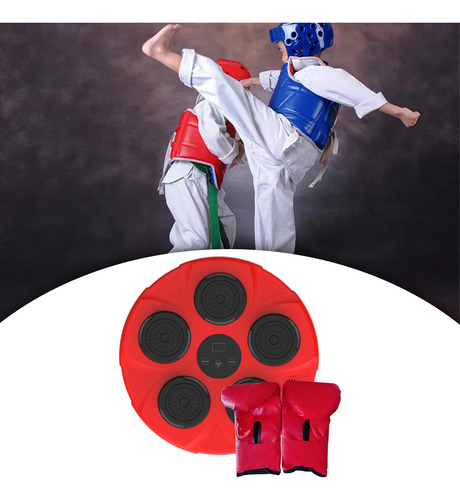 Máquina De Boxeo Musical, Entrenador De Boxeo Rojo