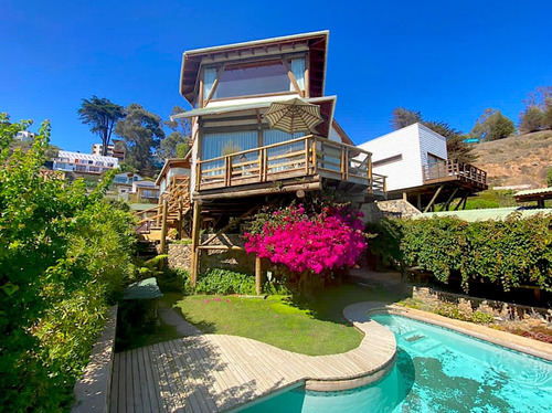 Oportunidad Impecable Casa En Venta En Maitencillo Con Vista