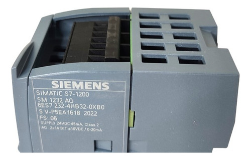 Sm 1232 Aq Modulo De 2 Salidas Analógicas Para Plc S7-1200