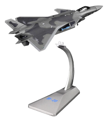 Avión De Juguete De Simulación De Aleación J20 A Escala