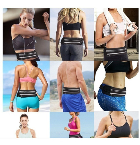 Imagen 4 de 7 de Cinturon Estuche Para Celular Riñonera Deportiva Running Etc