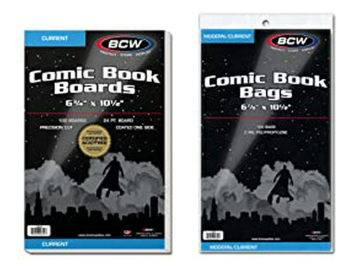 Fundas Y Cartones Para Cómics - 100 Uds.