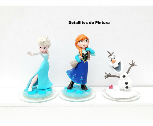 Disney Infinity Figuras De Elsa/ana/olaf