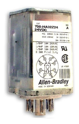 Relay 24v Dc Servicio A Allen Bradley 700-ha32z24