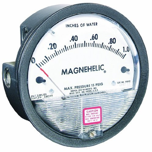 Dwyer Magnehelic Serie 2000 Manómetro De Presión Diferenci