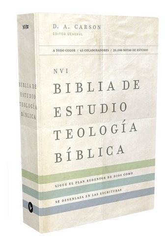 Biblia De Estudio Nvi Teología Bíblica Pasta Dura Tapa Dura