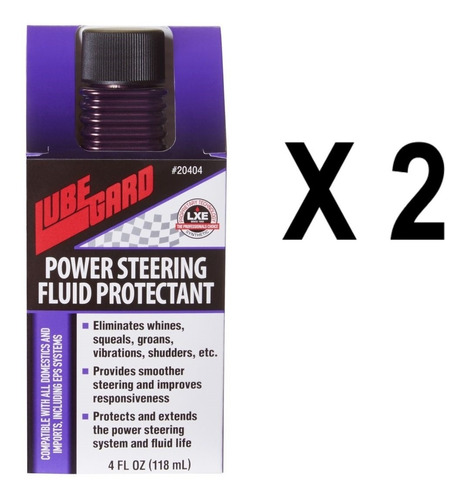 Lubegard Protector De Fluido De Dirección Hidráulica 2pz