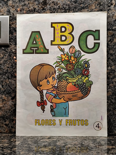 Cartilla Abc Flores Y Frutos Para Niños (Usado)