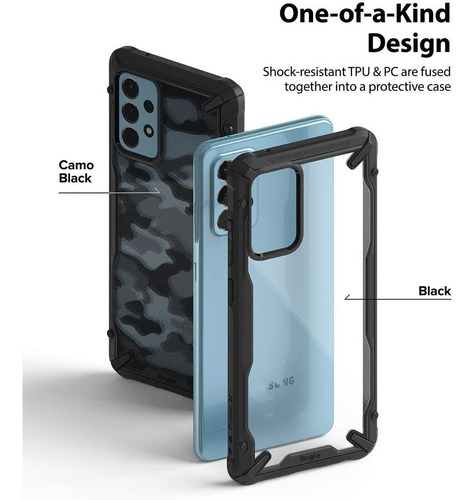 Imagen 2 de 6 de Funda Samsung A52 & A52 5g Ringke Fusion X Design Galaxy