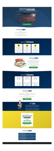 Landing Page Para Lançamento De Produto 100% Personalizável