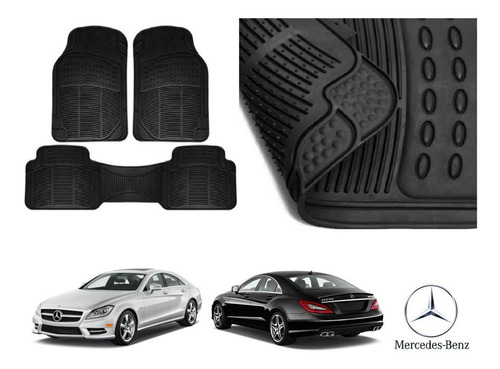 Tapetes Uso Rudo Mercedes Benz Cls350 2014 Rubber Black