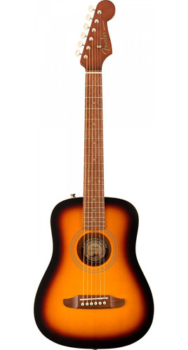 Guitarra Fender Acustica Redondo Mini Con Funda 3/4 Msi