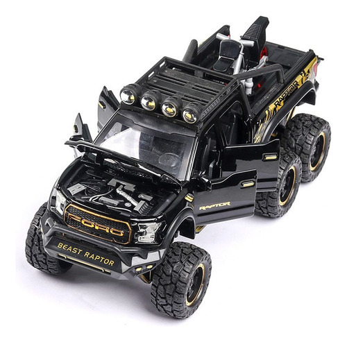 Aaa Sintonization 1:28 Metal Autos Ford Raptor F150 Mini