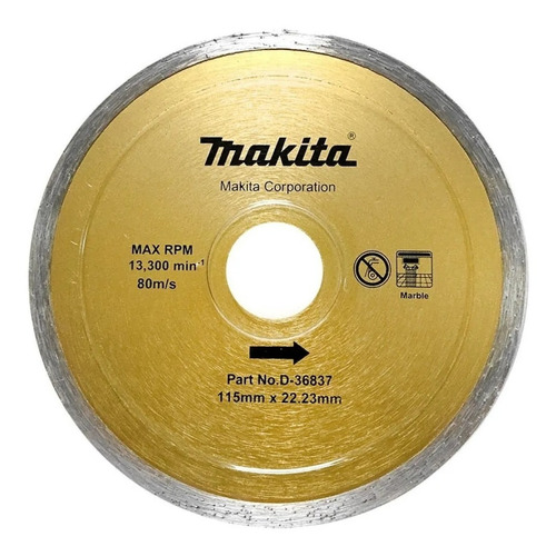 Disco Diamantado Continuo Makita 115mm (4 1/2) Ceramic