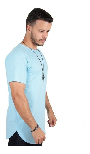 Imagem 7 de 10 de Atacado /20 Pçs Camisas Blusas Masculinas Oversized Longline