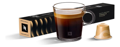 10 Cápsulas De Café Nespresso Originales Barista Caramello