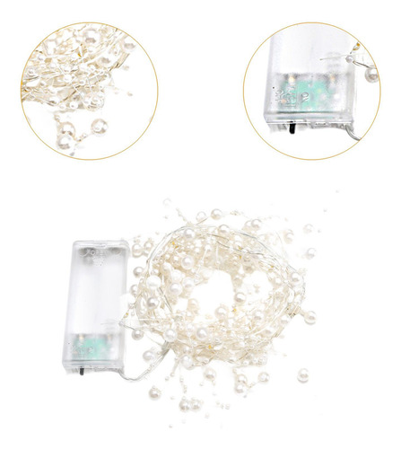 Adorno De Luz Led Resistente Y Ajustable, Luz De Hadas