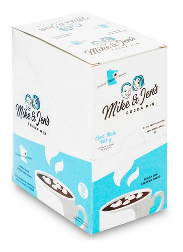 Cocoa En Polvo Mike&jen´s Caja Con 12 Sobres De 34gr