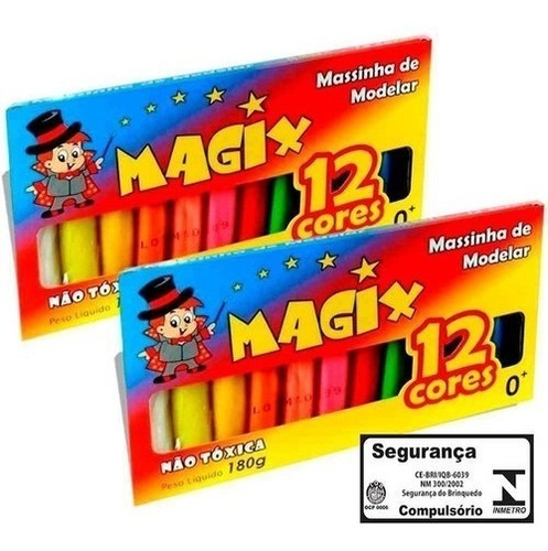 Imagem 2 de 3 de Kit 24 Massinha Coloridas E 50 Moldes Forminha De Massinha