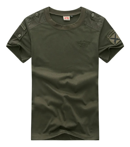 Camiseta Táctica Militar Para Hombre, Uniforme Cargo, Corto