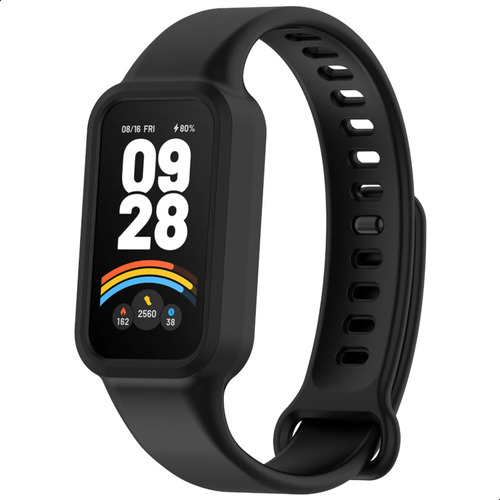 Pulseira De Silicone Colorida Para Xiaomi Mi Band 9 Active