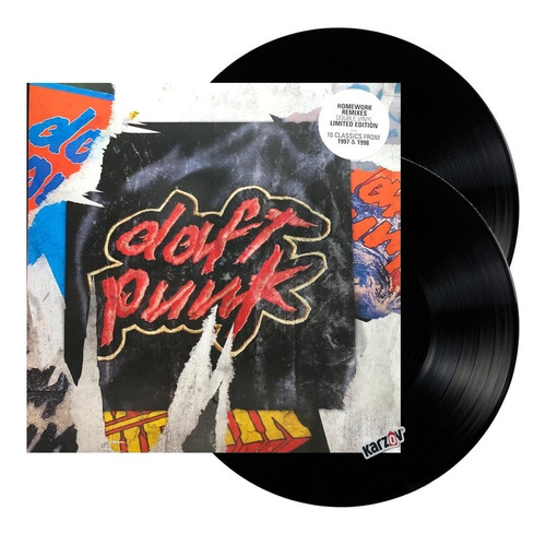 Daft Punk - Homework Remixes - Lp Doble Sellado Nuevo