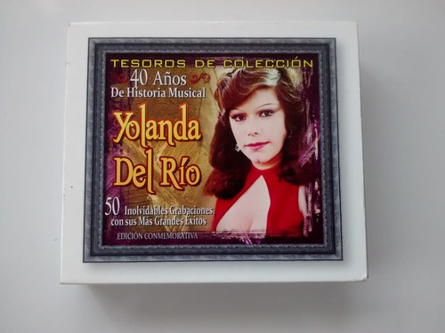 Cd Musica Original Yolanda Del Río 40 Años Historia Musical