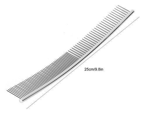 Peine Curvo De Acero Inoxidable Con Forma De Nudo Para Masco