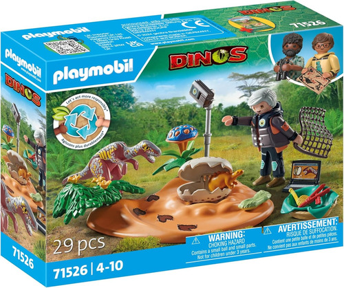 Playmobil Dinosaurio Estegosaurio + Ladrón Huevos 29pc 71526 Dinosaurio Ladrón