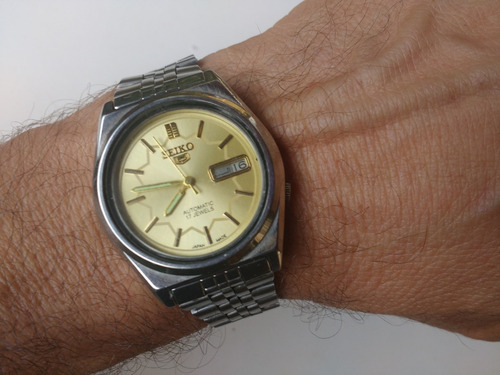 Relógio Seiko 5 Automático Antigo Perfeito Estado Revisado 