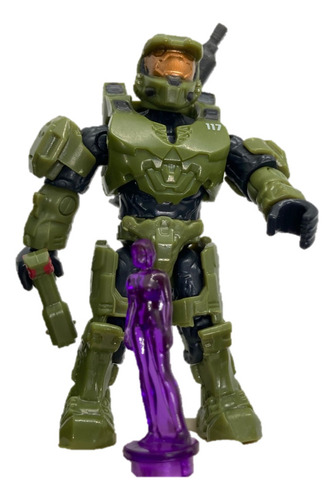 Halo Master Chief Y Cortana Mega Construx Original (Usado)