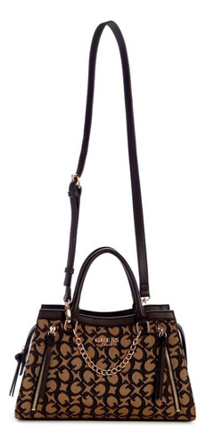 Guess Bolso Fg947306 Con Logo, Color Marrón