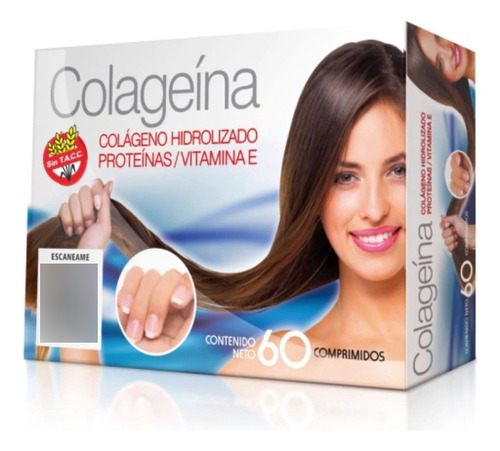 Geonat Colageína Colágeno Hidrolizado Proteínas 60 Comp