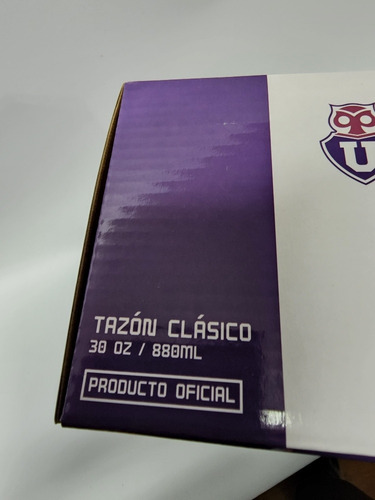 Tazon Clasico Universidad De Chile 880ml Oficial Licenciado