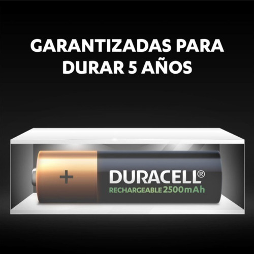 Pila Bateria Aa Ni-mh Recargable Blister 4 Piezas Duracell