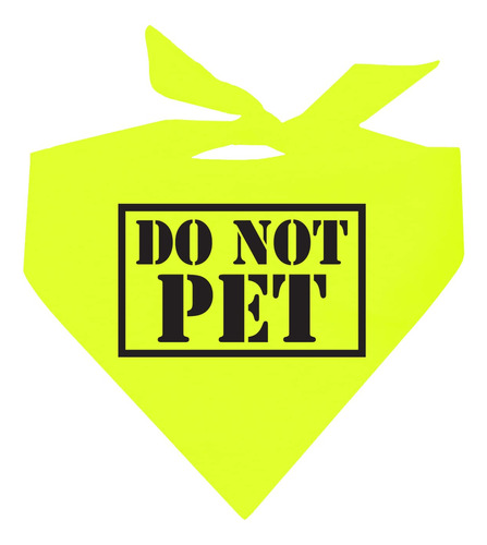 Do Not Pet Neon Dog Bandana - 7350718:mL a $118990