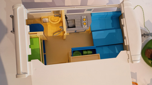Playmobil 5434 Caravana Family Fun En Excelente Estado Blanco (Usado)